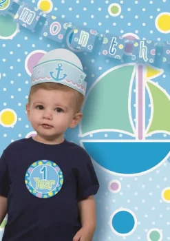 Akcesoria na roczek BABY BOY zestaw urodzinowy