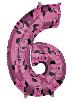 Balon foliowy CYFRA 6 Myszka Minnie