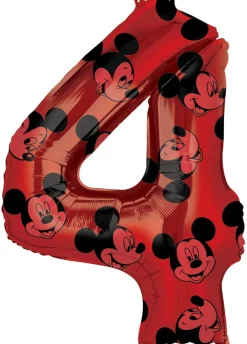 Balon foliowy CYFRA 4 Myszka Mickey