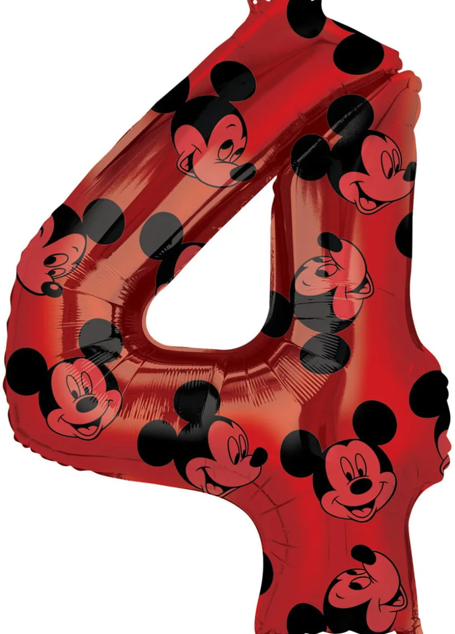 Balon foliowy CYFRA 4 Myszka Mickey