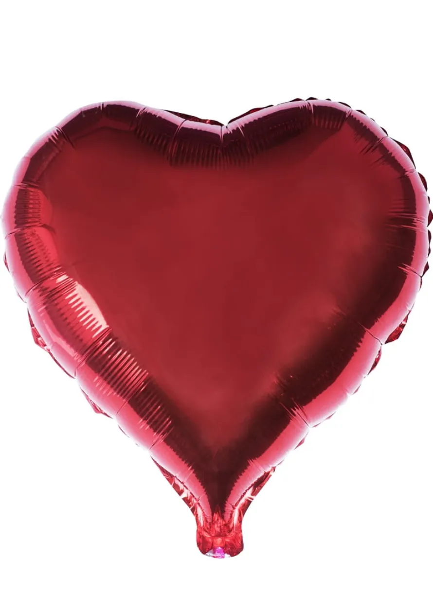 Balon foliowy czerwony SERCE 45cm