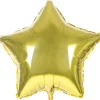 Balon foliowy GWIAZDA złoty 45cm