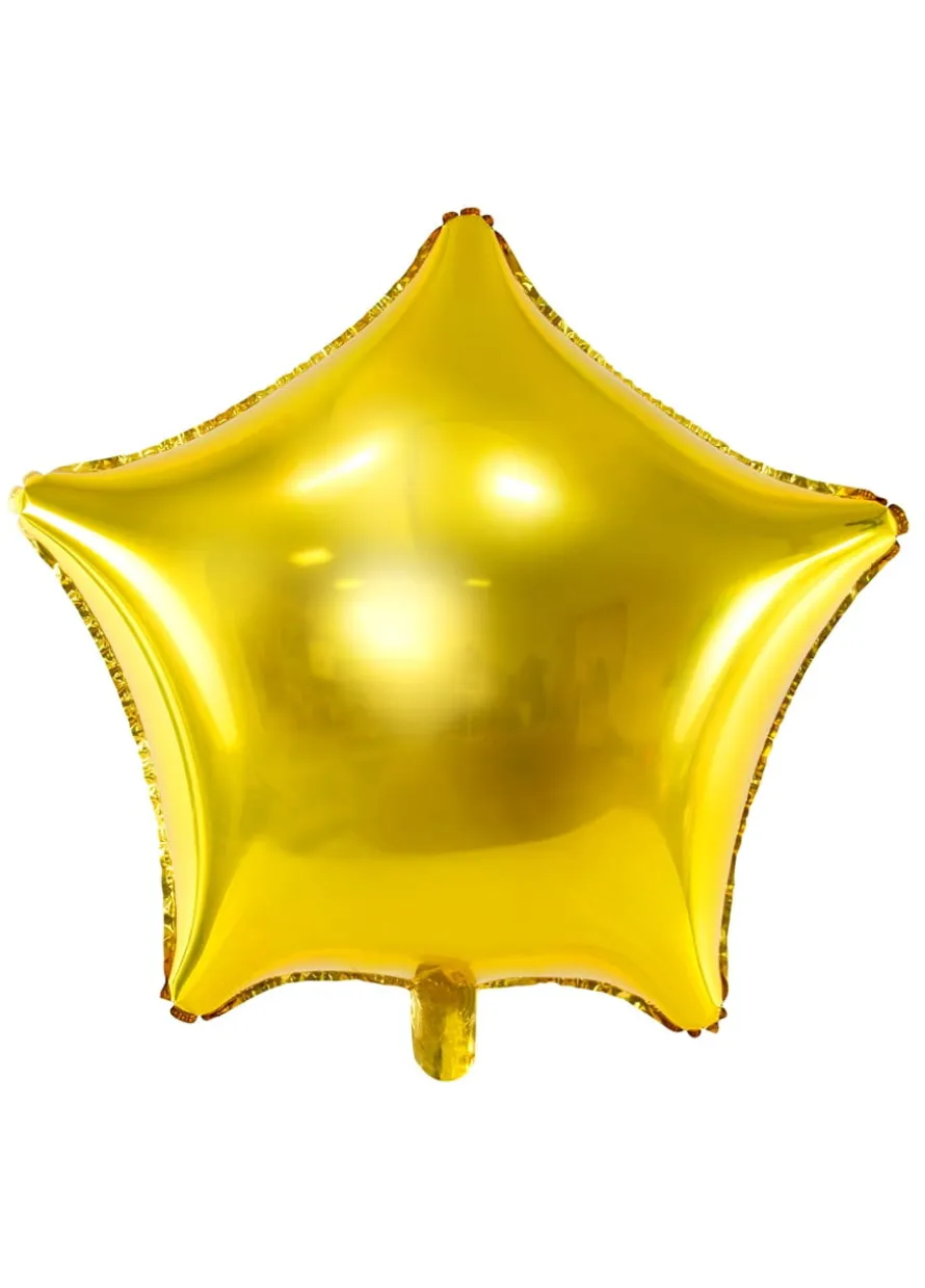 Balon foliowy GWIAZDA złoty 48cm