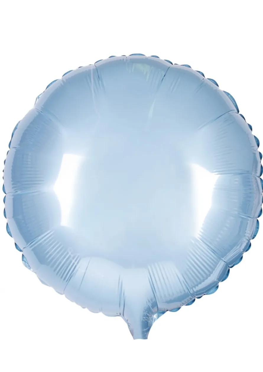 Balon foliowy KOŁO błękitny 45cm