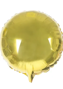 Balon foliowy KOŁO złoty 45cm