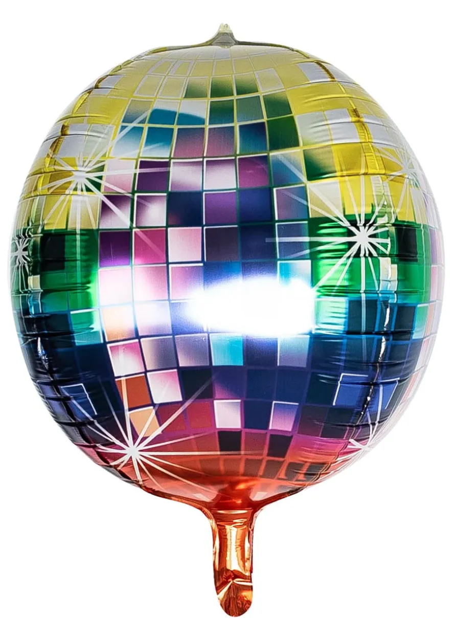Balon foliowy KULA DISCO kolorowa