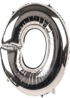 Balon foliowy LITERKA O srebrny 85cm