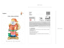 Balon foliowy MIKOŁAJ stojący 106cm