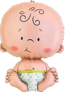 Balon foliowy na baby shower BOBAS