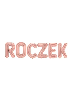 Balon foliowy napis ROCZEK rose gold