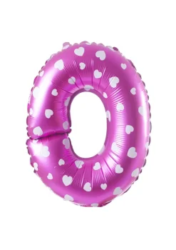 Balon foliowy na powietrze LITERKA O różowy 40cm