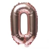 Balon foliowy na powietrze LITERKA O rose gold