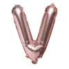 Balon foliowy na powietrze LITERKA V rose gold