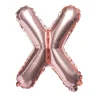 Balon foliowy na powietrze LITERKA X rose gold