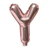 Balon foliowy na powietrze LITERKA Y rose gold