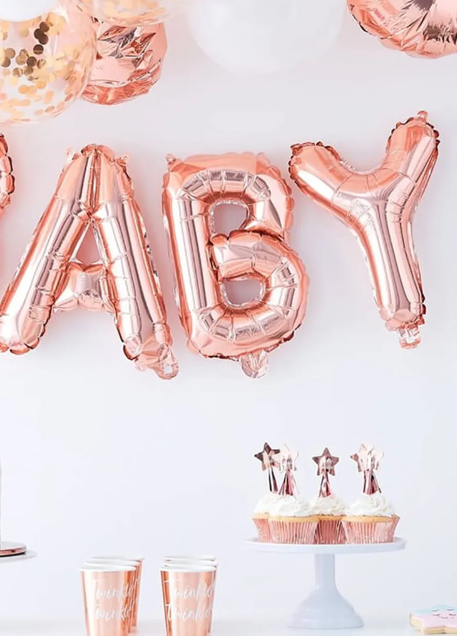 Balon foliowy na powietrze LITERKA Y rose gold