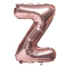 Balon foliowy na powietrze LITERKA Z rose gold