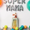Balon foliowy na powietrze LITERKA U srebrny 40cm
