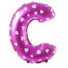 Balon foliowy na powietrze LITERKA C różowy 40cm