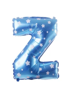Balon foliowy na powietrze LITERKA Z błękitny 40cm