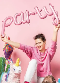 Balon foliowy PARTY różowy