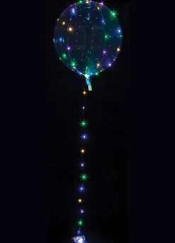 Balon KOLOROWY LED przezroczysty