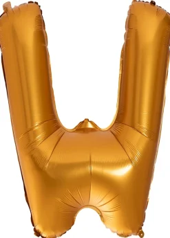 Balon LITERKA W złoty pomarańcz 85cm