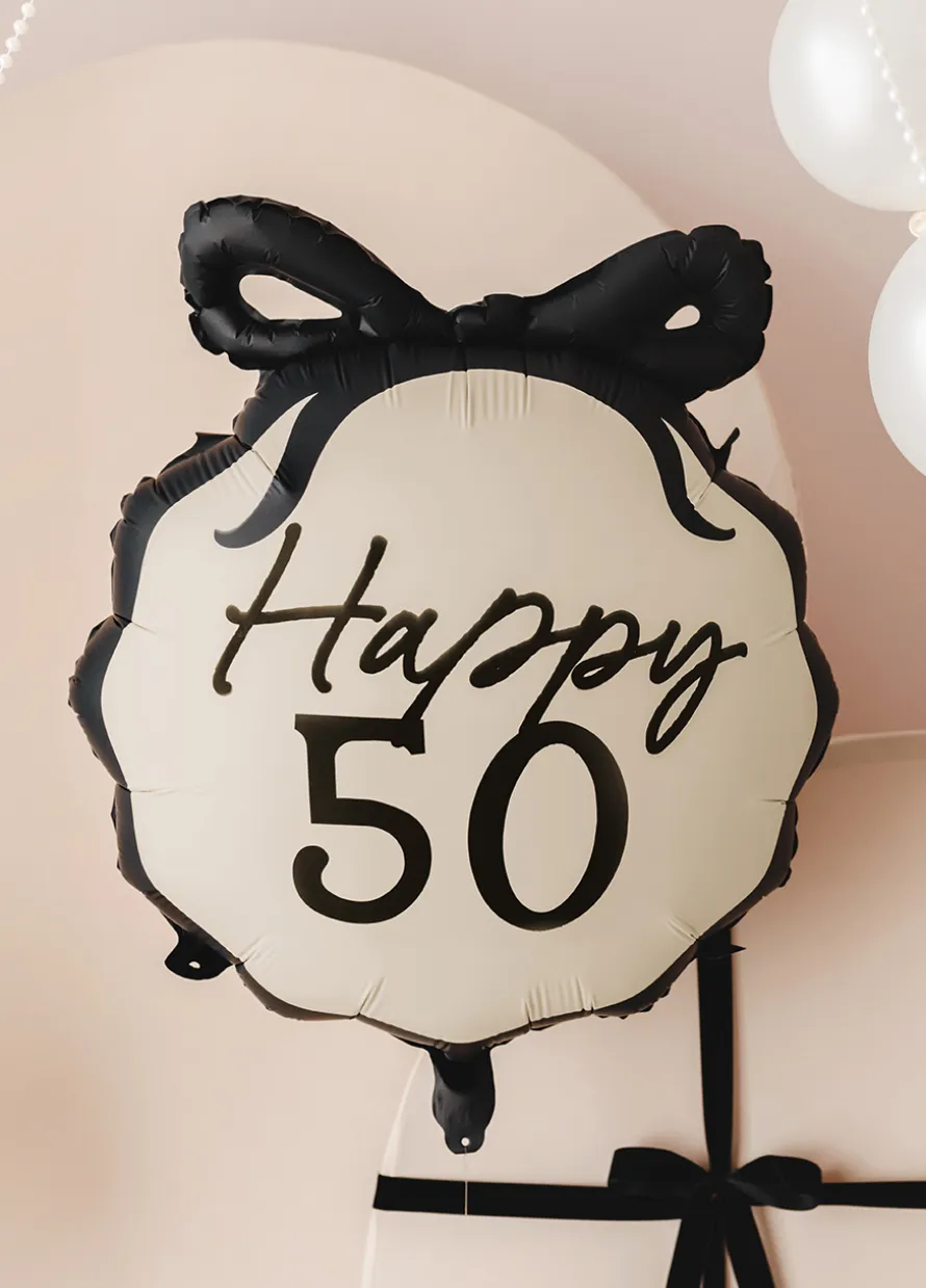 Balon na 50 urodziny HAPPY 50