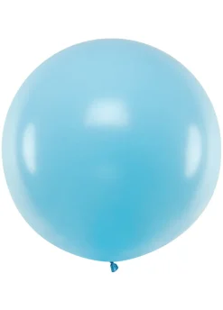 Balon OLBRZYM niebieski pastelowy 1m