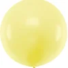 Balon OLBRZYM żółty pastelowy 1m
