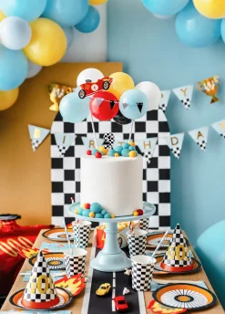 Balonowy topper na tort AUTKO