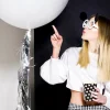 Balon pastelowy OLBRZYM biały 1m