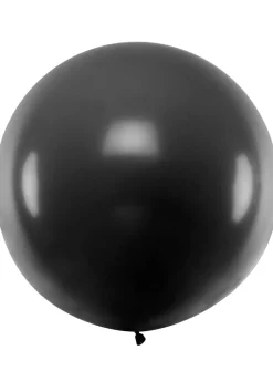 Balon pastelowy OLBRZYM czarny 1m