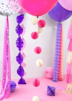 Balon pastelowy OLBRZYM fuksja 1m