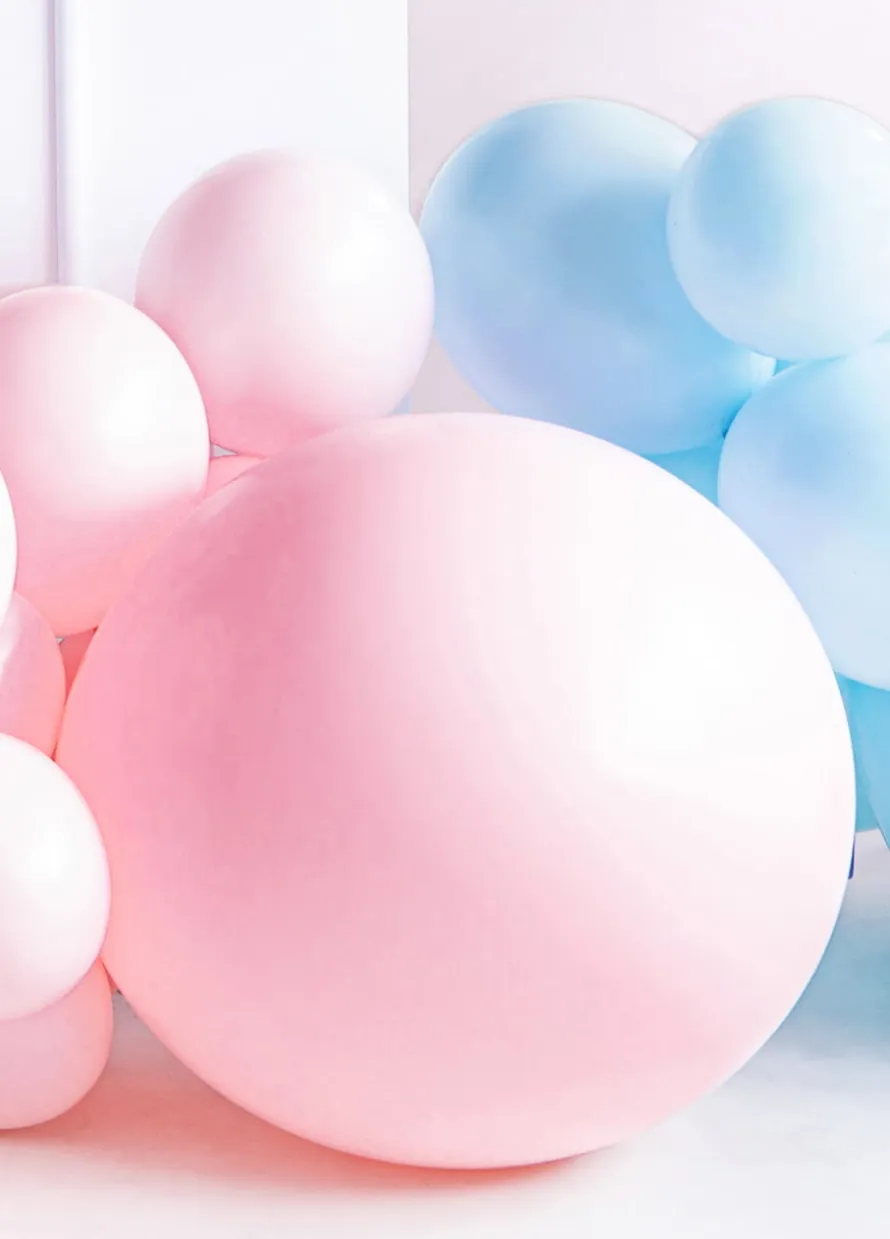 Balon pastelowy OLBRZYM jasnoróżowy 1m