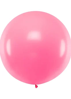 Balon pastelowy OLBRZYM różowy 1m