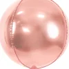 Balon rose gold KULA różowe złoto foliowy 40cm