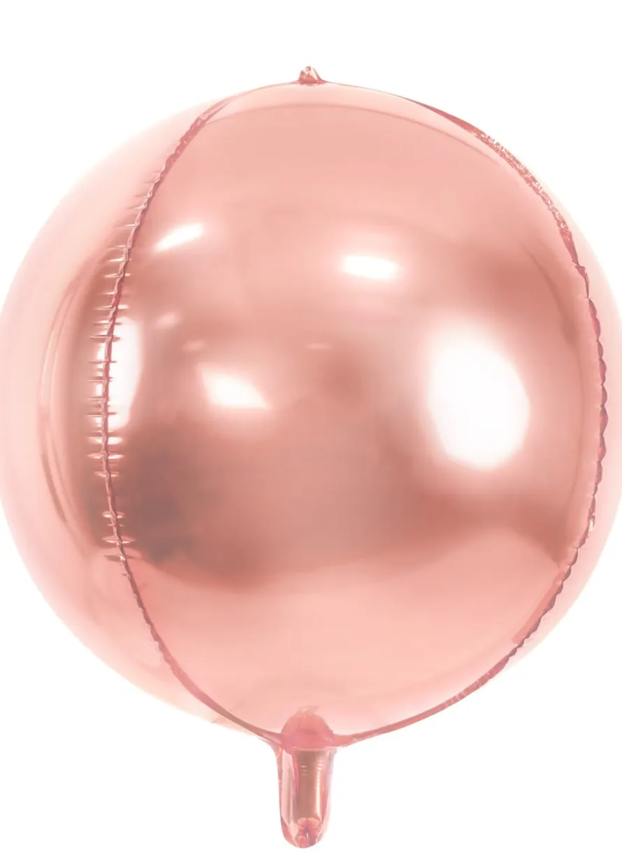 Balon rose gold KULA różowe złoto foliowy 40cm
