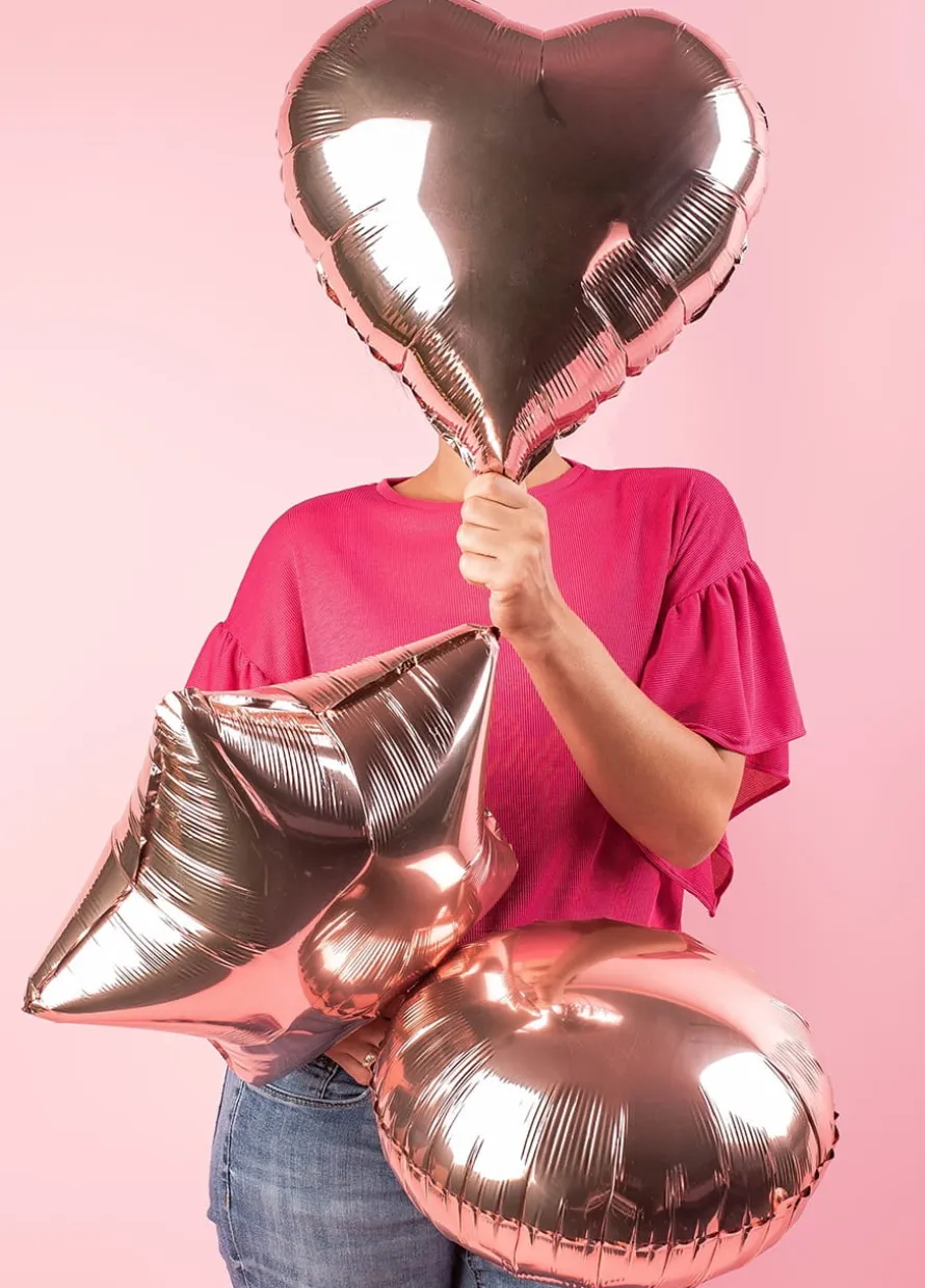 Balon rose gold OKRĄGŁY różowe złoto 40cm