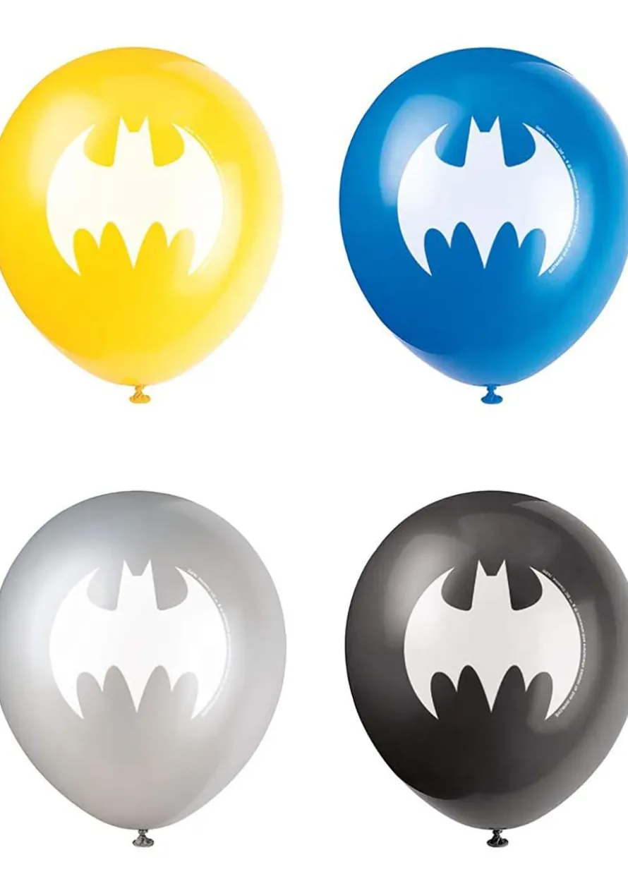 Balony BATMAN lateksowe (8szt.)