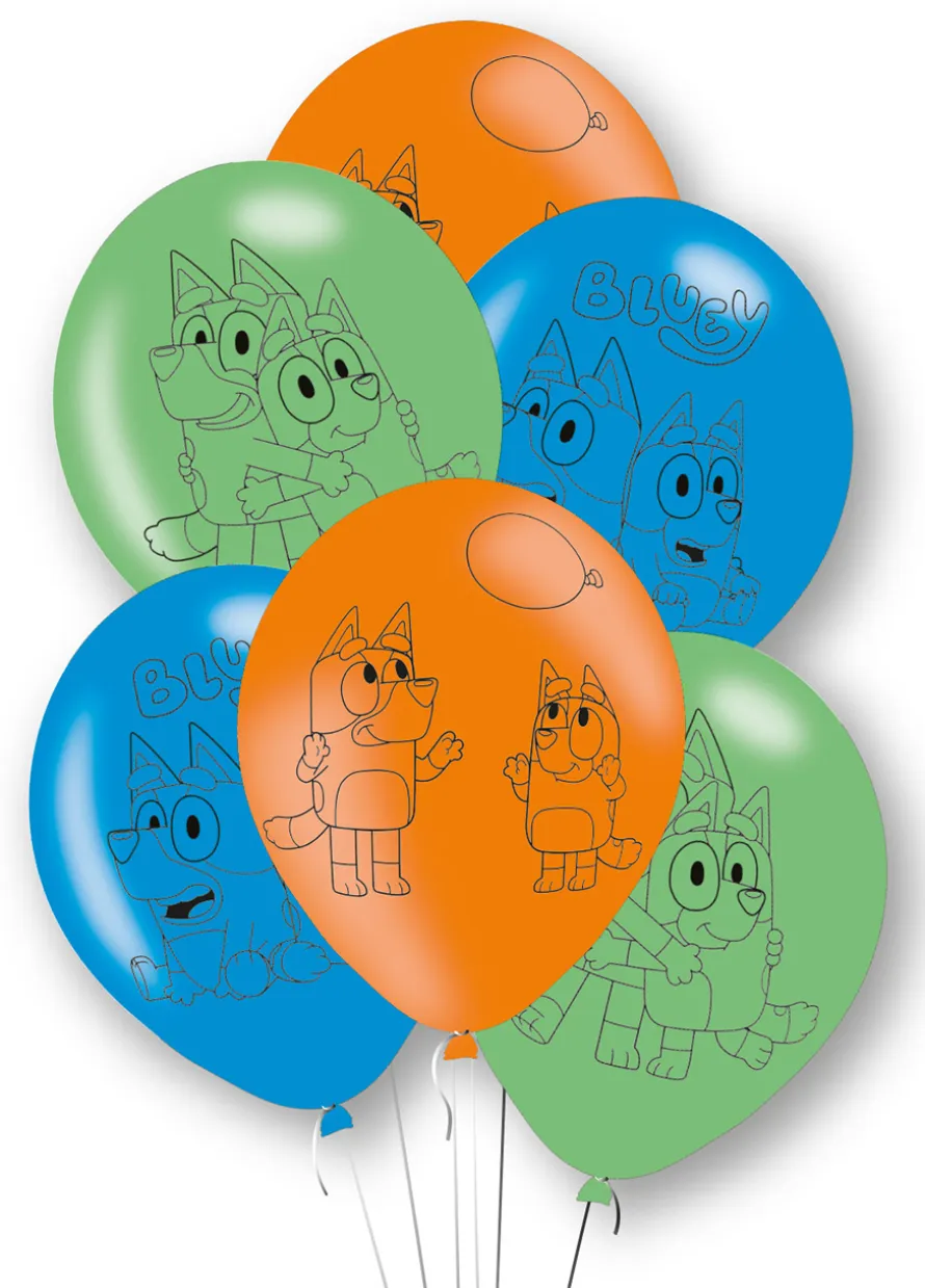 Balony Bluey (6szt.)