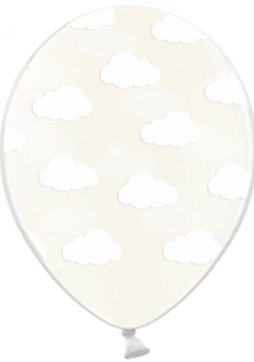 Balony CHMURKI 30cm (50szt.)