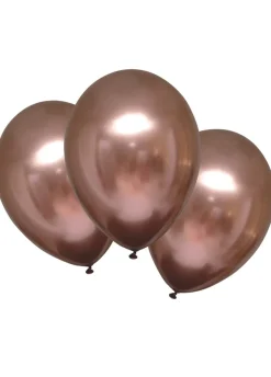Balony chromowane RÓŻOWE ZŁOTO (6szt.)