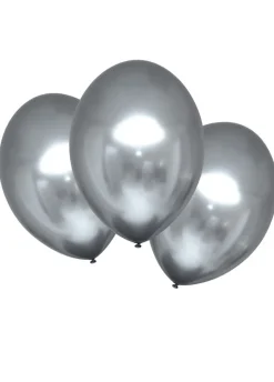 Balony chromowane SREBRNE (6szt.)