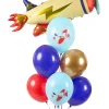Balony dla dzieci SAMOLOCIK lateksowe (6szt.)