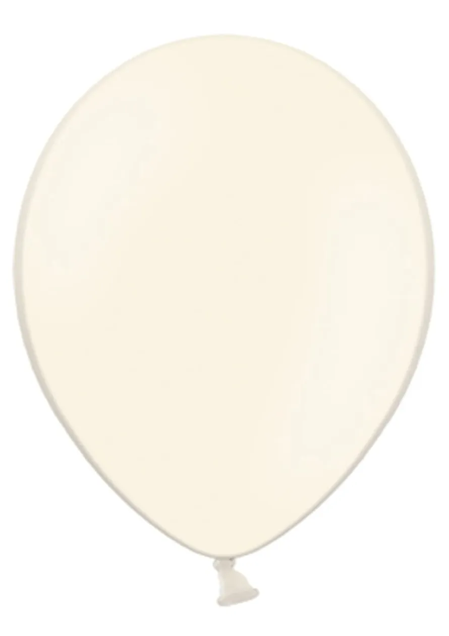 Balony ecru KREMOWE 23cm (100szt.)