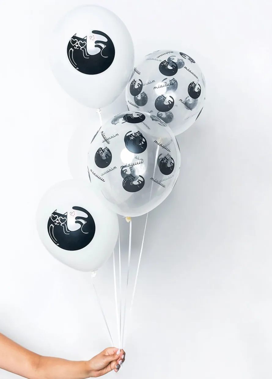 Balony gumowe KOTEK (5szt.)