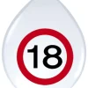 Balony gumowe ZNAK 18 (8szt.)