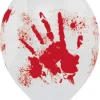 Balony halloweenowe KRWAWE ŚLADY (6szt.)
