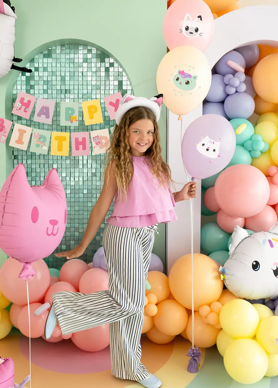 Balony KOCI DOMEK GABI 30 cm, 6 szt.